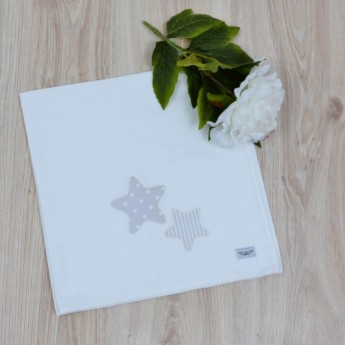 Mime O Seu Bebé Conjunto Fralda + Babete ''Be Star'' Mime O Seu Bebé Conjunto Fralda + Babete ''Be Star''