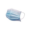 M�scara Crian�a Descart�vel Azul 50 unidades