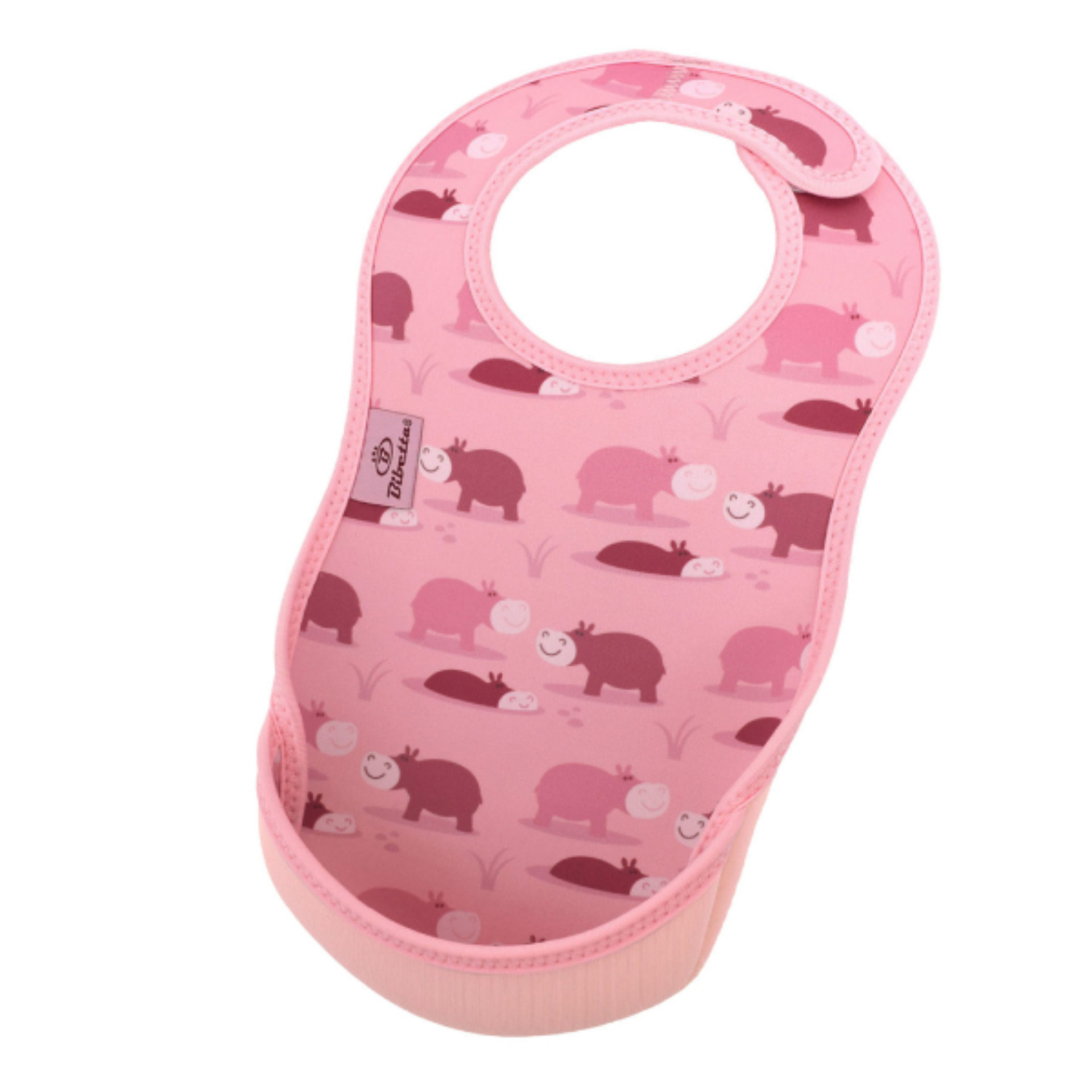 BIBETTA Babete Recolhe Papa Rosa Hipoptamos