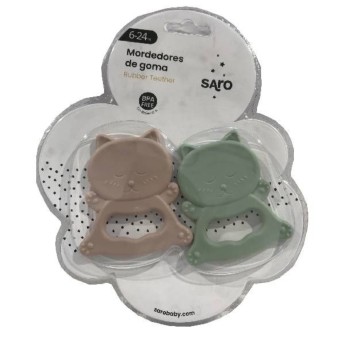Saro Mordedores De Borracha Gato