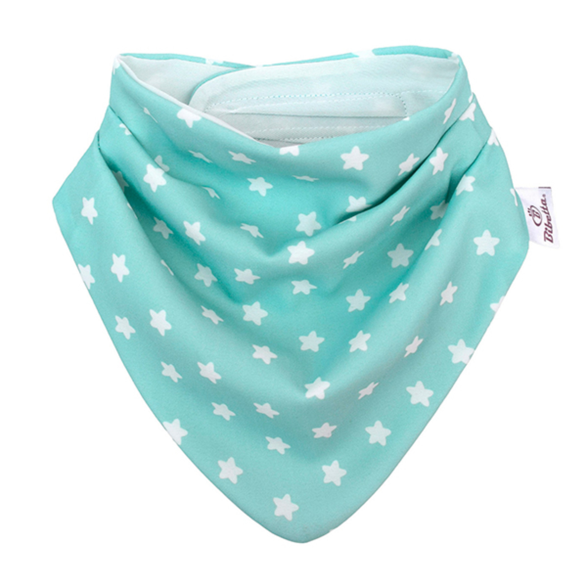 BIBETTA Babete p/ Baba Dribble Bib Verde Estrelas