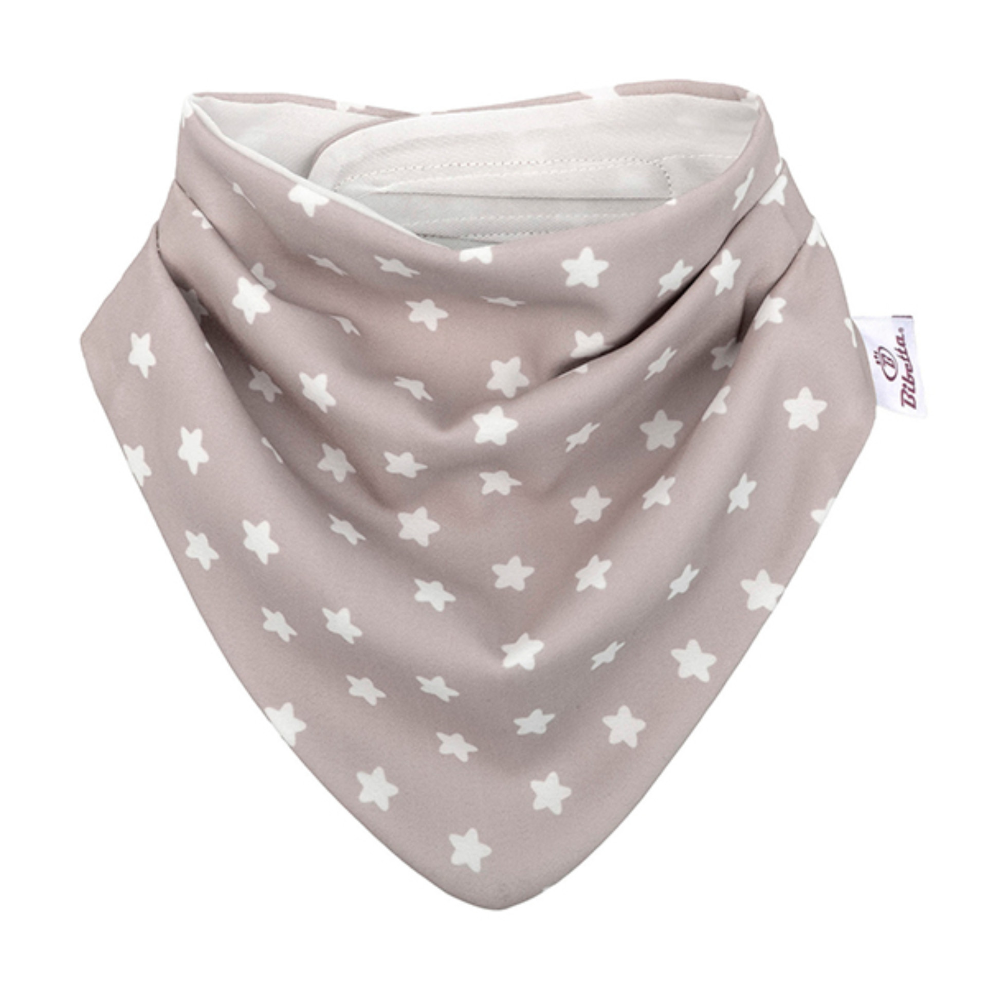 BIBETTA Babete p/ Baba Dribble Bib Cinzento Estrelas