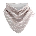 BIBETTA Babete p/ Baba Dribble Bib Cinzento Zig-Zag BIBETTA Babete p/ Baba Dribble Bib Cinzento Zig-Zag