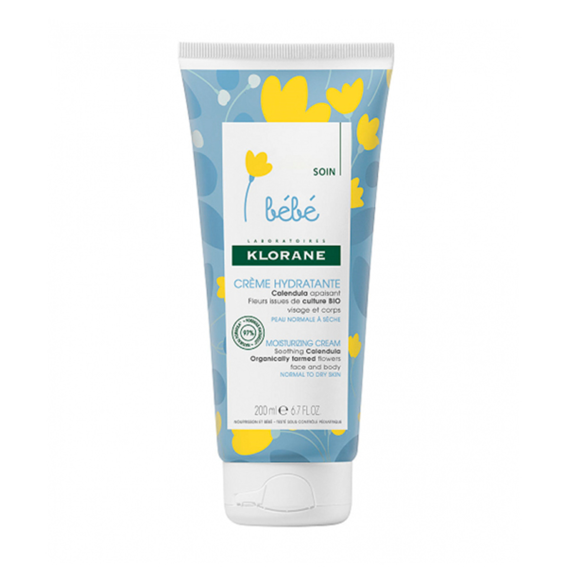 Klorane Beb� Creme Hidratante 200mL