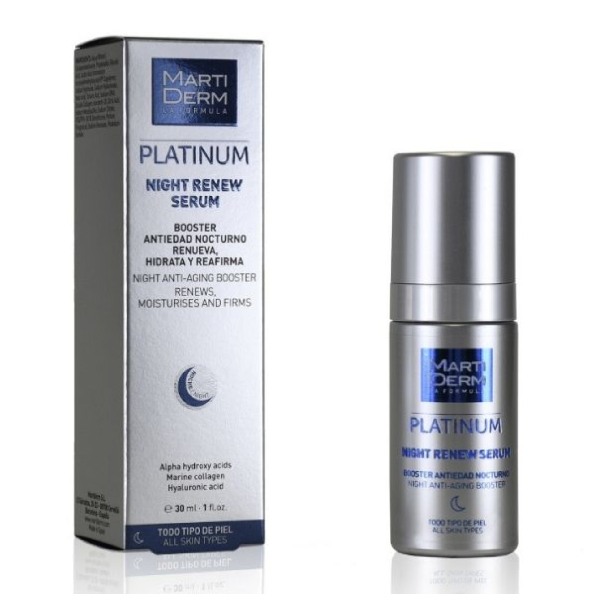 MartiDerm Platinum Night Renew Srum