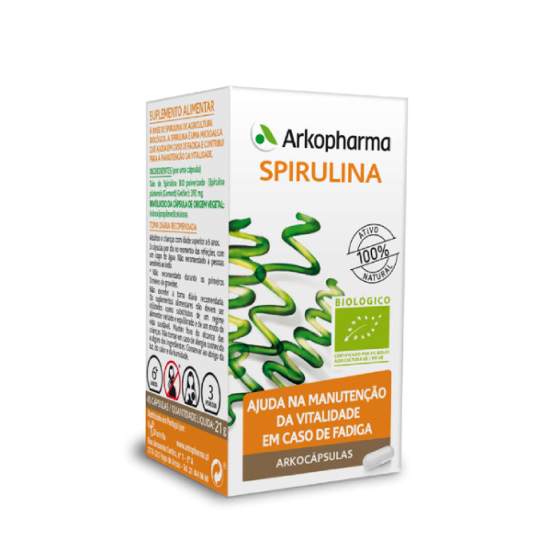 Arkocpsulas Spirulina Cpsulas