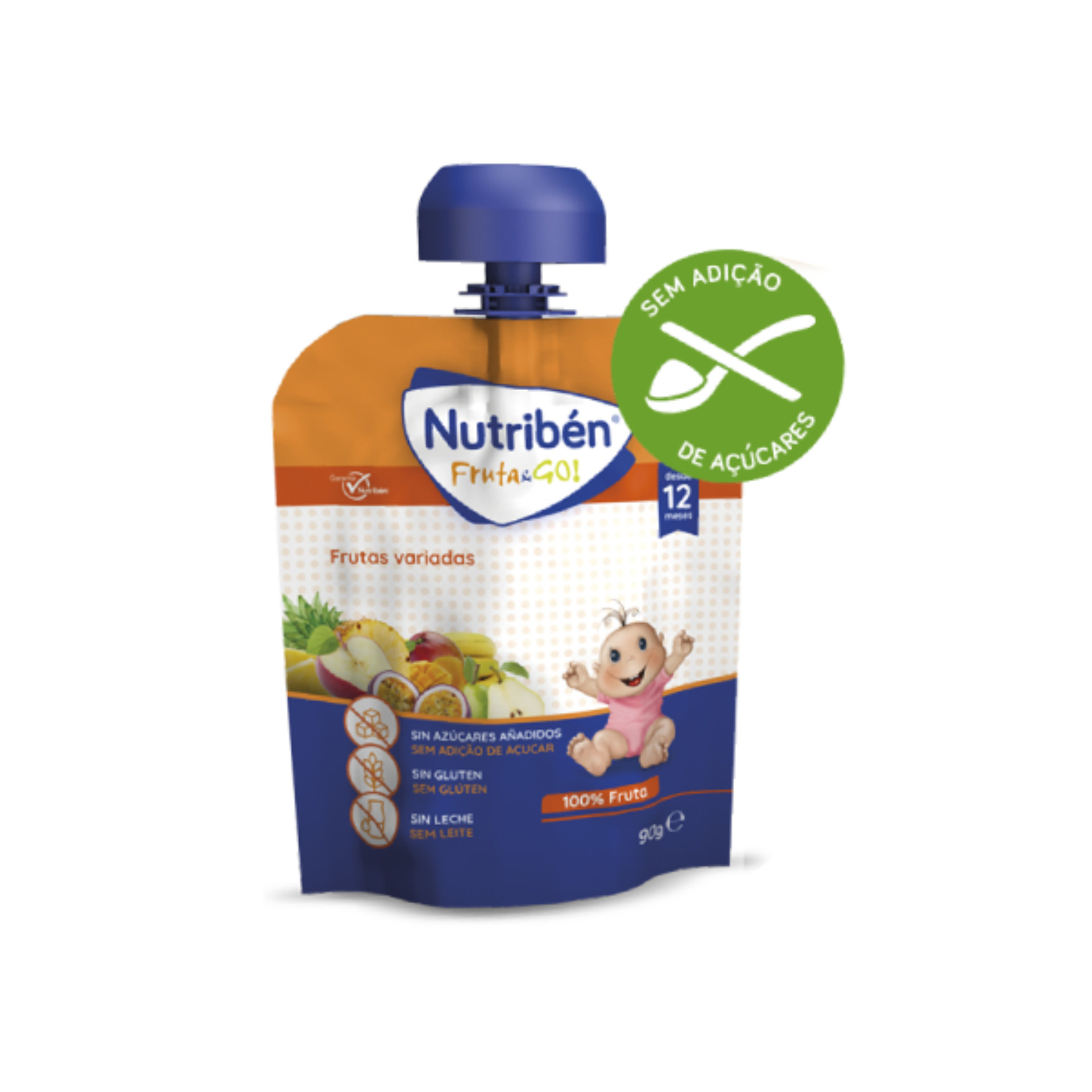 Nutriben Fruta Go Pure Frutas Variadas 90g