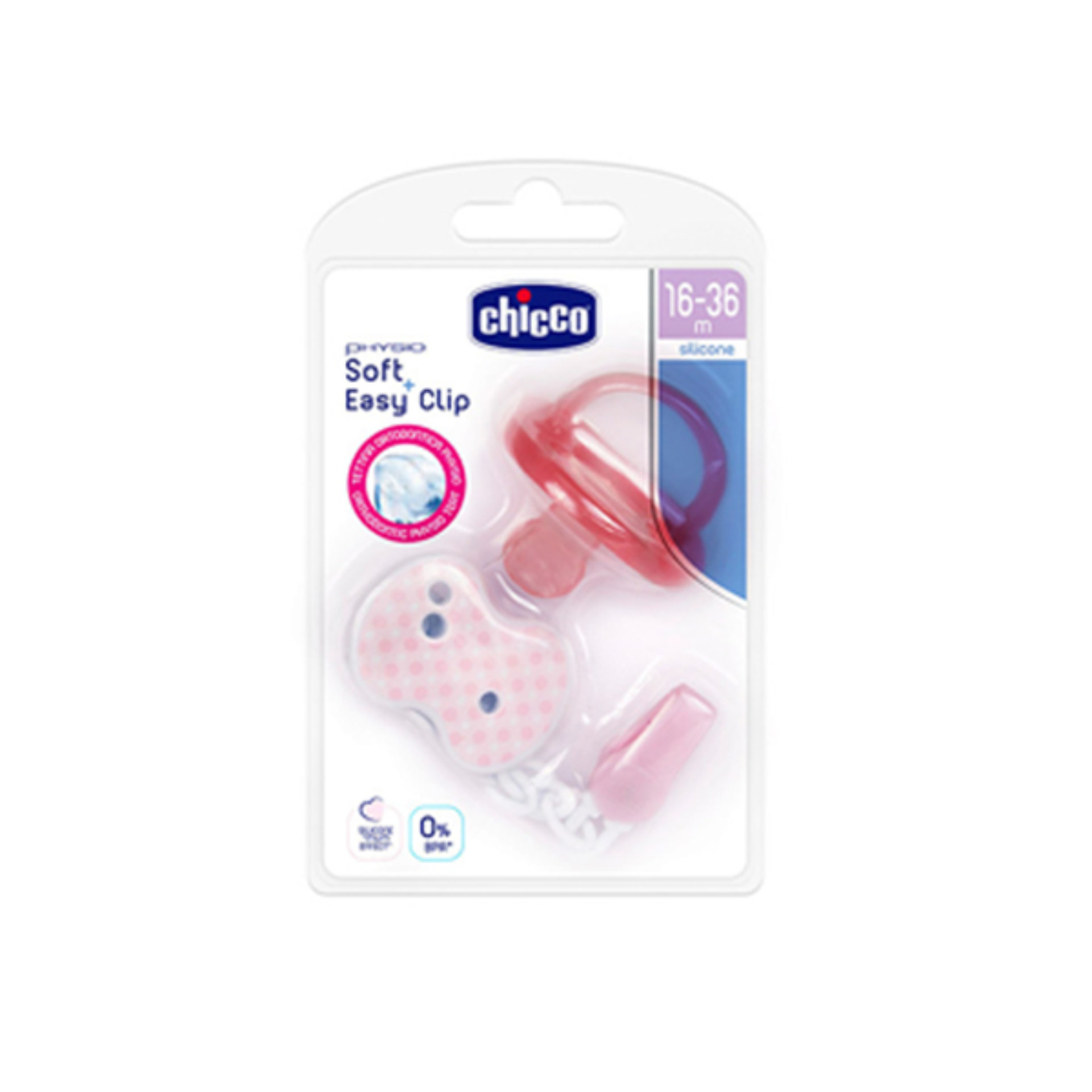 Chicco PhysioForma Soft Chupeta + Clip 16-36M