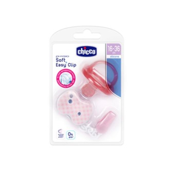 Chicco PhysioForma Soft Chupeta + Clip 16-36M