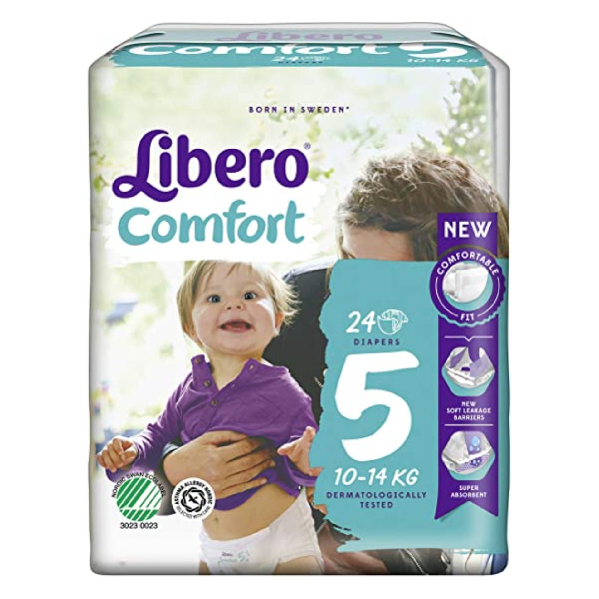 Libero Fraldas Comfort 5 10-14Kg - 24 Unidades