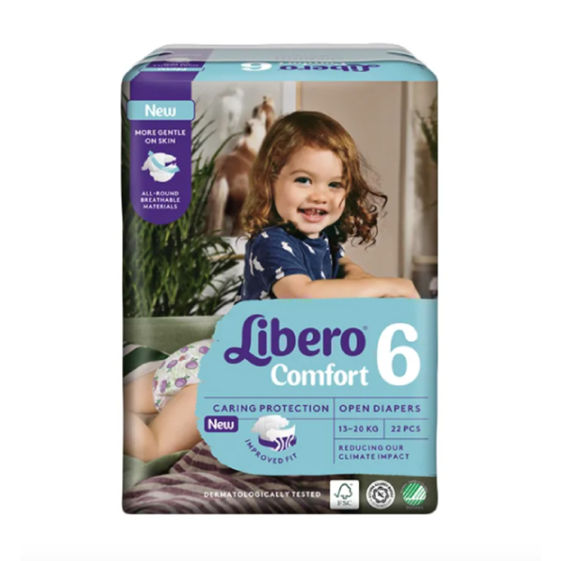 Libero Fraldas Comfort 6 13-20Kg - 22 Unidades