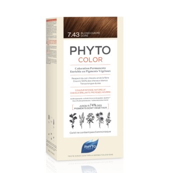 Phyto Phytocolor Colorao 7.43 Louro Aco Dourado