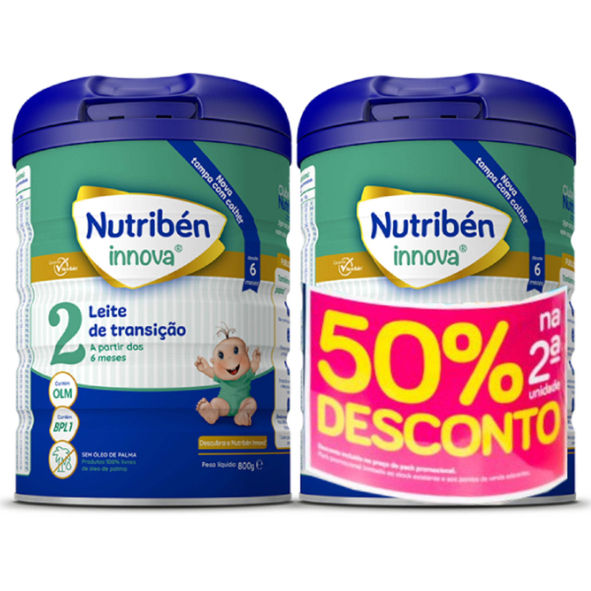 Nutribn Innova 2 Pack Duo Leite 800g