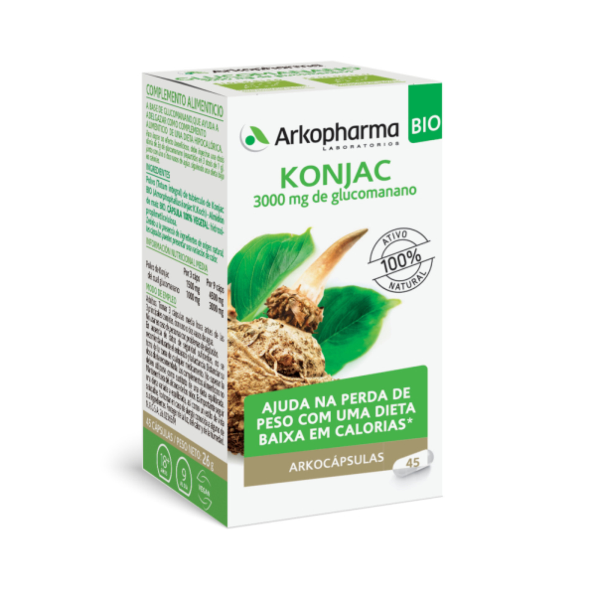 Arkocpsulas Konjac Bio 45 Cpsulas