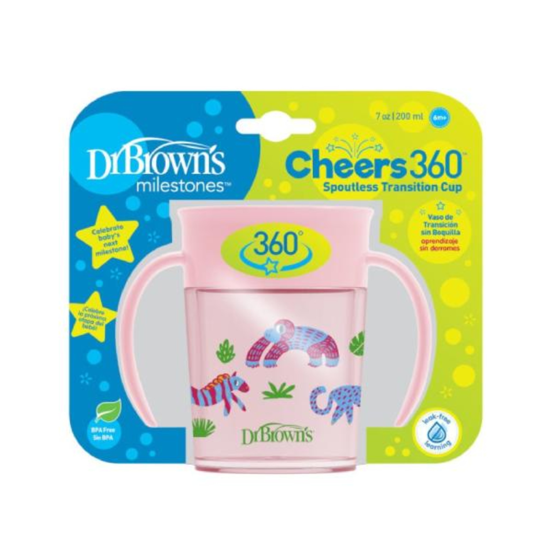 Dr. Brown's Copo 360 Sem Bocal 6M+