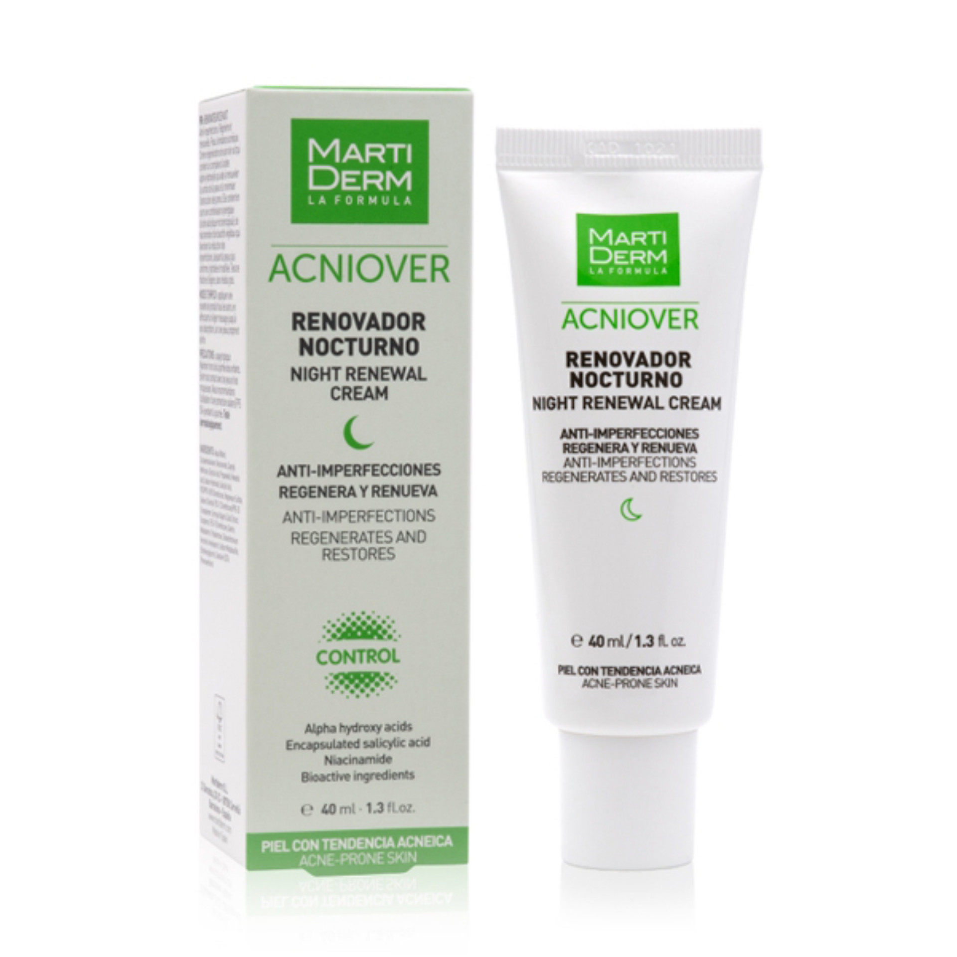 Martiderm Acniover Creme Renovador Noite