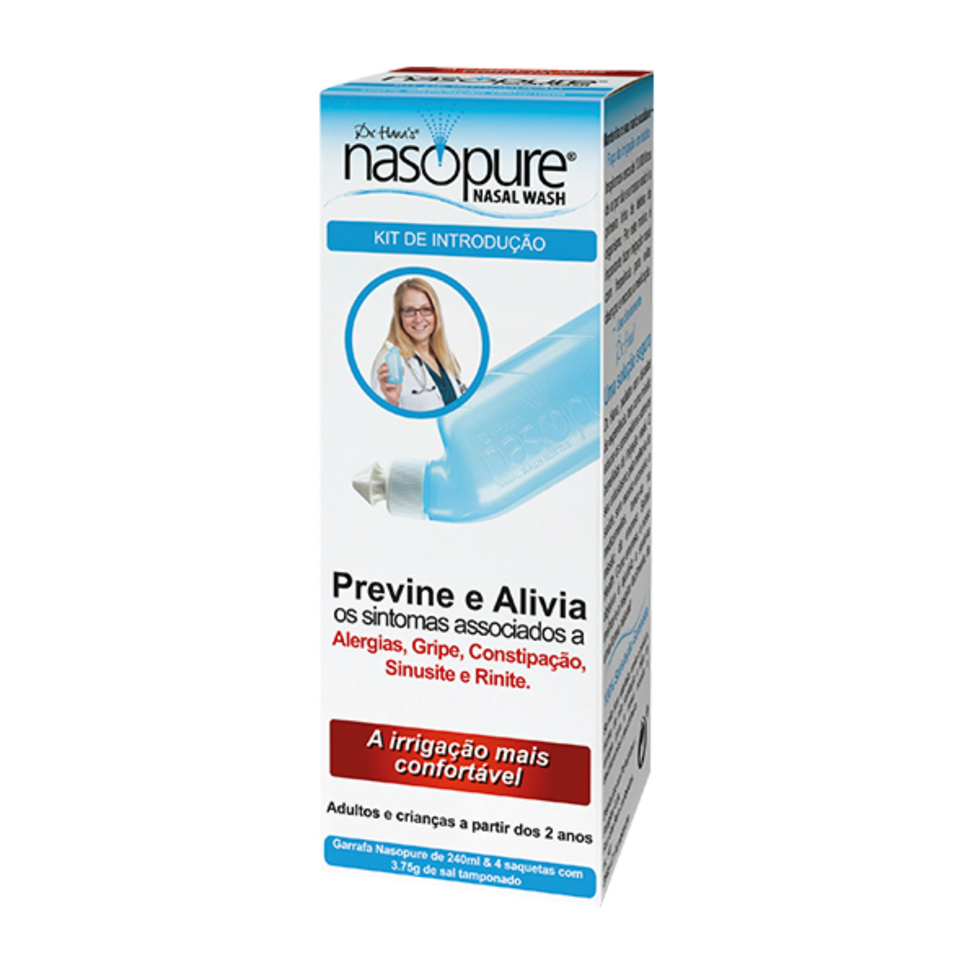 Nasopure Sistema De Irrigao Nasal