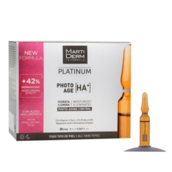 Martiderm Platinum Photo Age HA+ 10 Ampolas Martiderm Platinum Photo Age HA+ 10 Ampolas