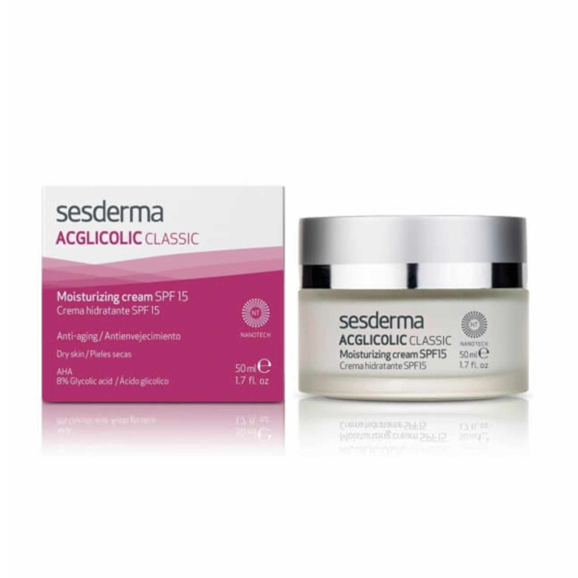 Sesderma Acglicolic Classic Creme Hidratante FPS 15