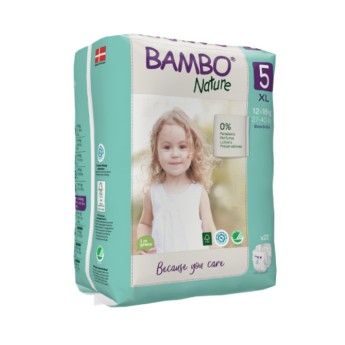 Bambo Nature Fraldas T5 12-18Kg - 22 Unidades