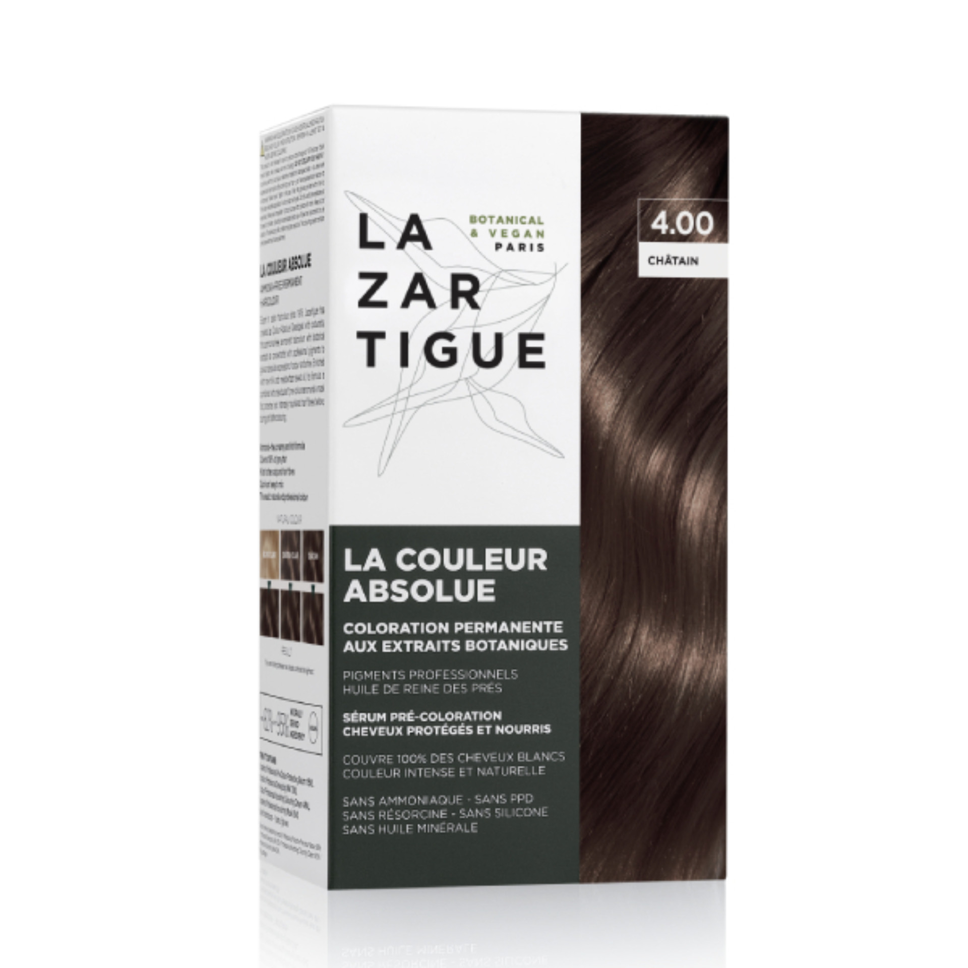 Lazartigue F�rgning Permanente - 4.00 Brun