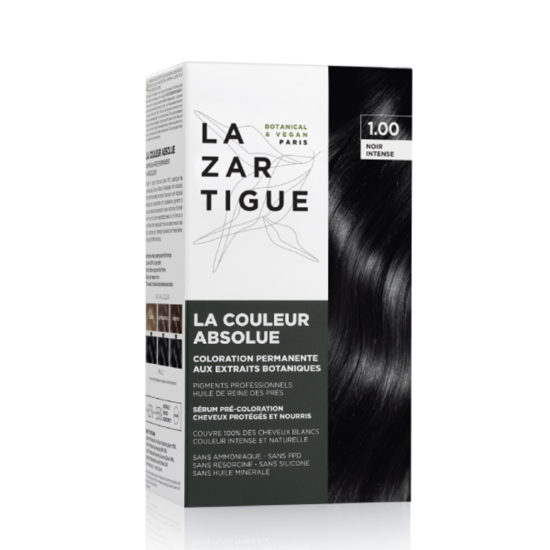 Lazartigue F�rgning Permanente - 1.00 Svart