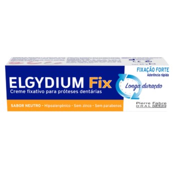 Elgydium Fix Sabor Neutro Fixao Forte