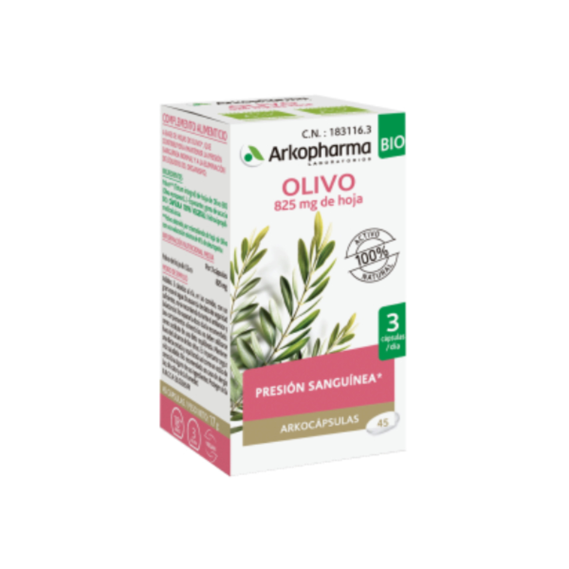 Arkocpsulas Oliveira Bio - 45 Cpsulas