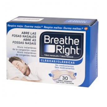 Breathe Right Penso Nasal Clssico Grande 30 Unidades