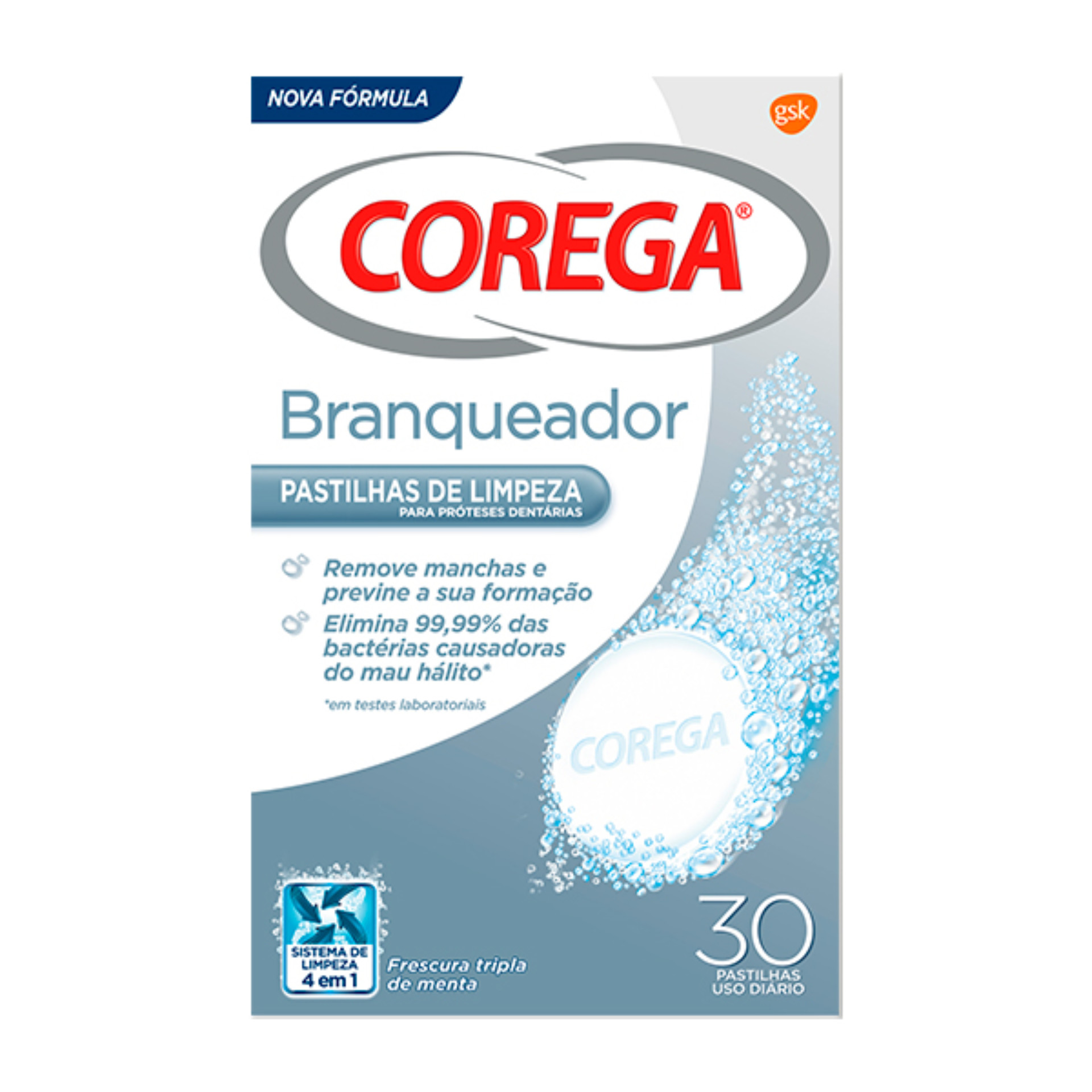 COREGA  BRANQ COMP EF X 30