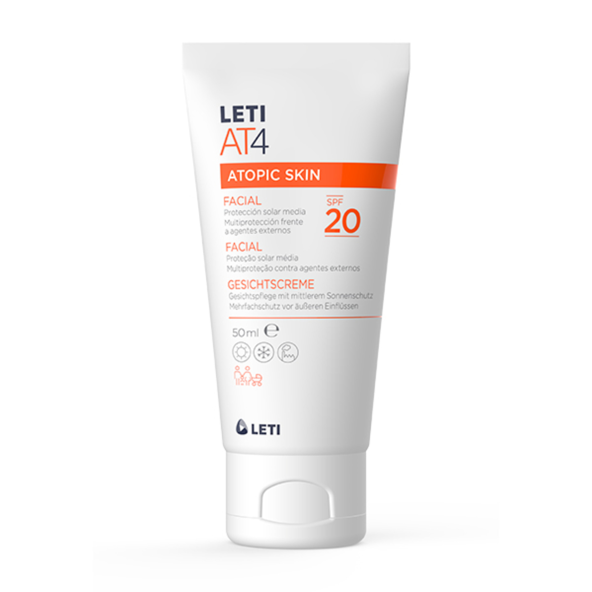 Leti AT4 Creme Facial FPS 20