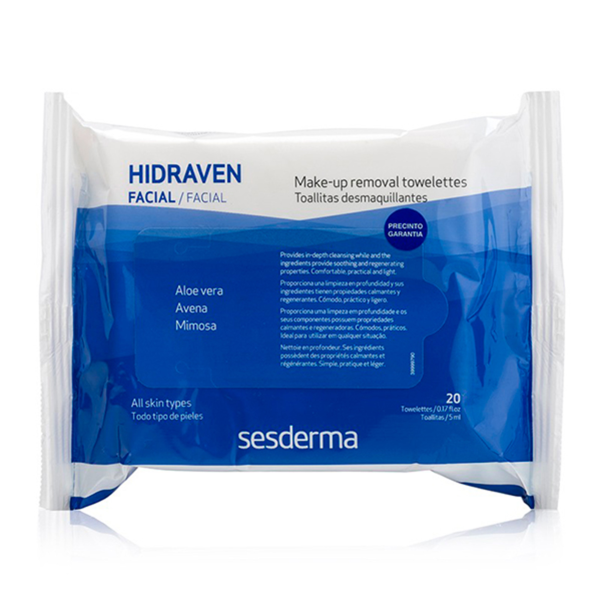 Sesderma Hidraven Toalhitas Desmaquilhantes