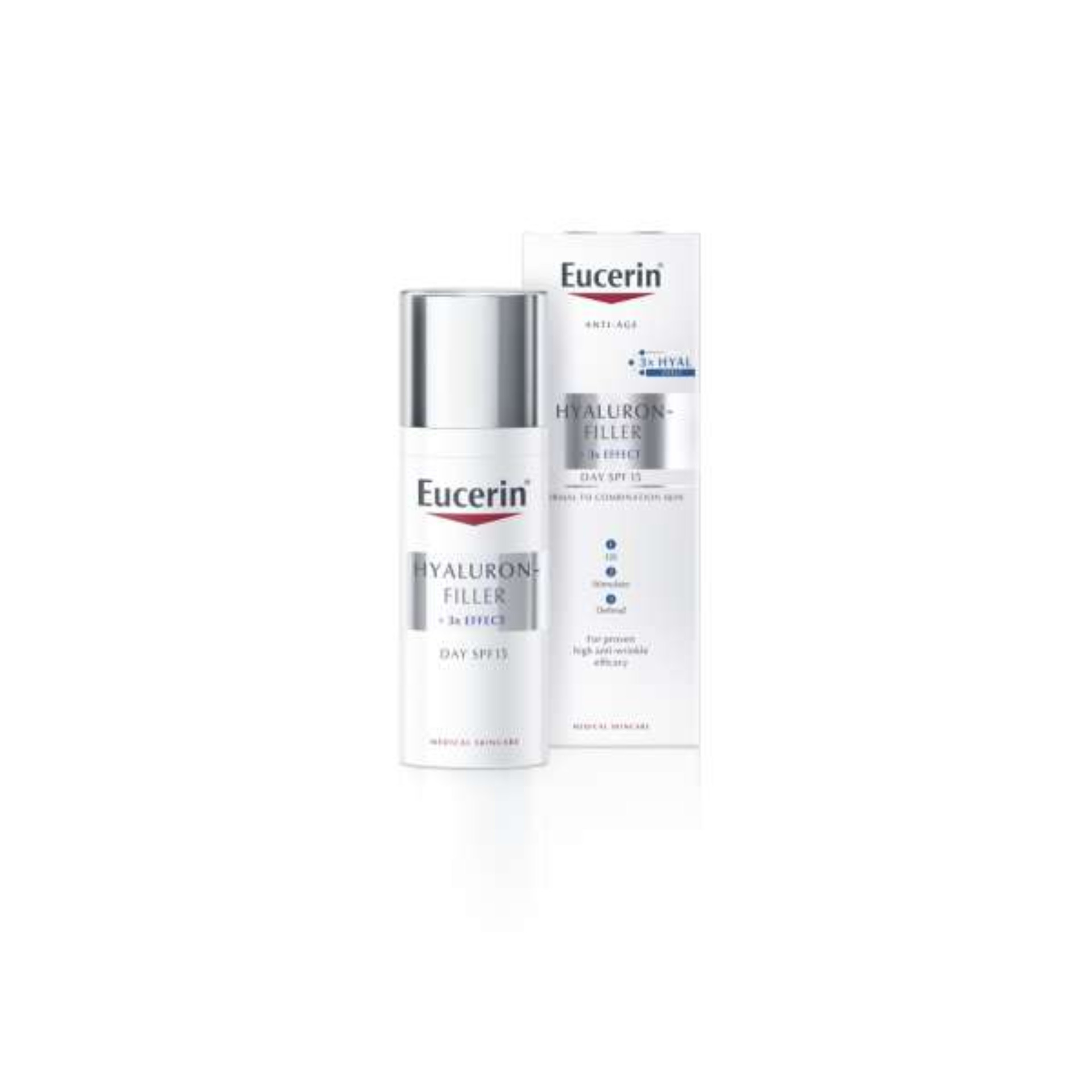 Eucerin Hyaluron-Filler 3x Effect Dia FPS 15 Pele Normal A Mista