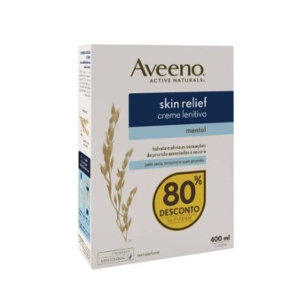 Aveeno Pack Skin Relief Mentol Creme Lenitivo