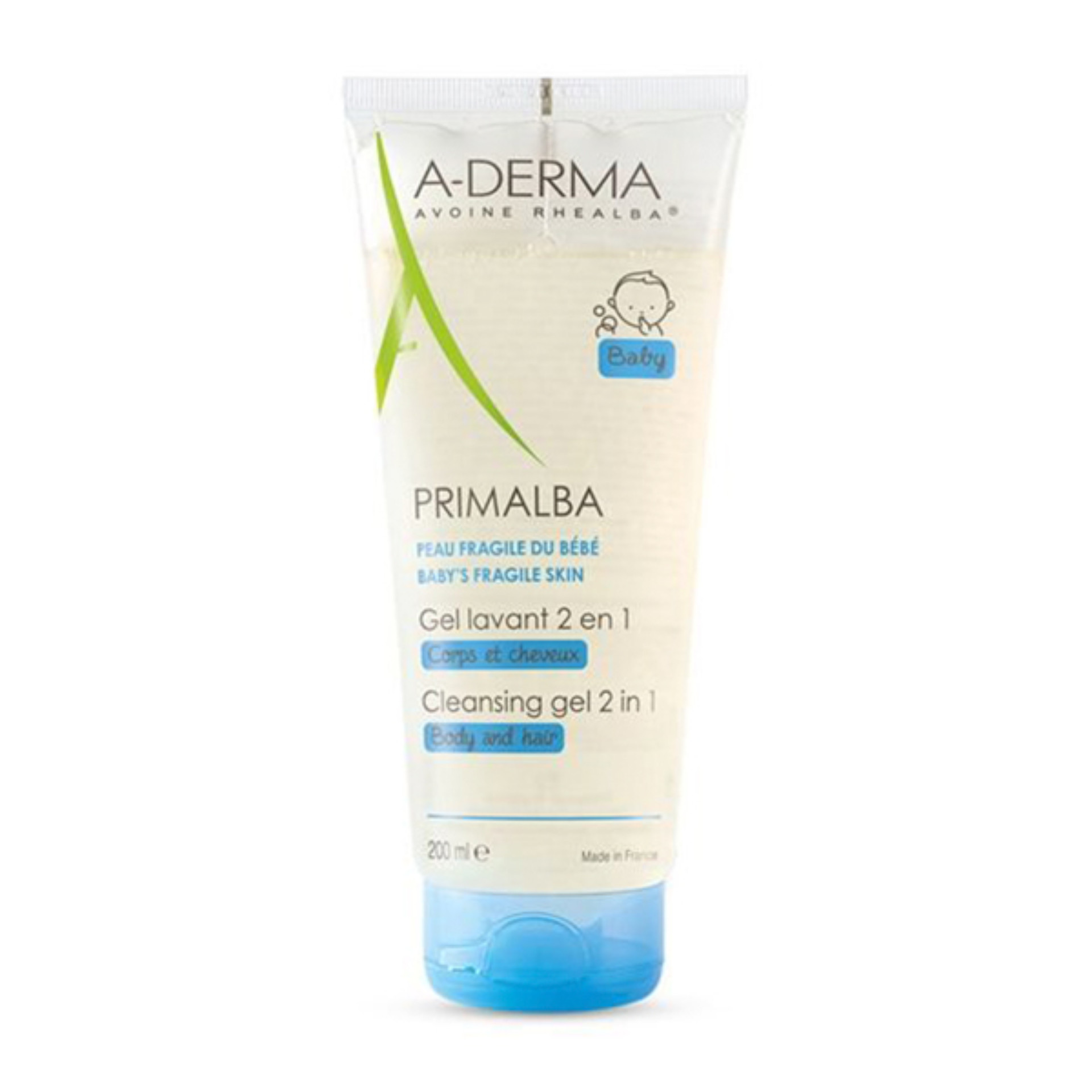 A-Derma Primalba Gel Lavante 2 em 1