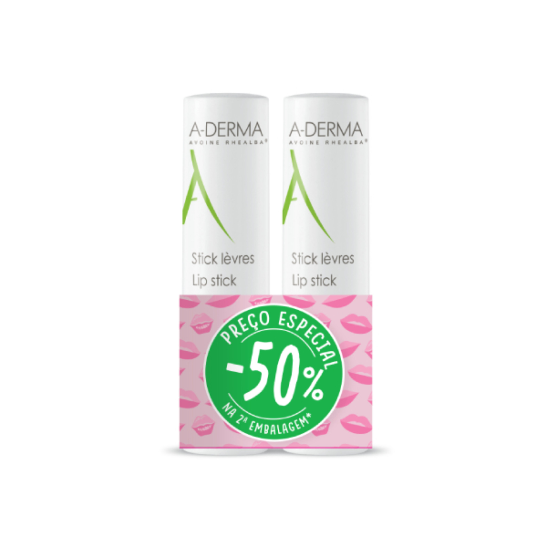 A-Derma Stick Labial Promo Duo 4g