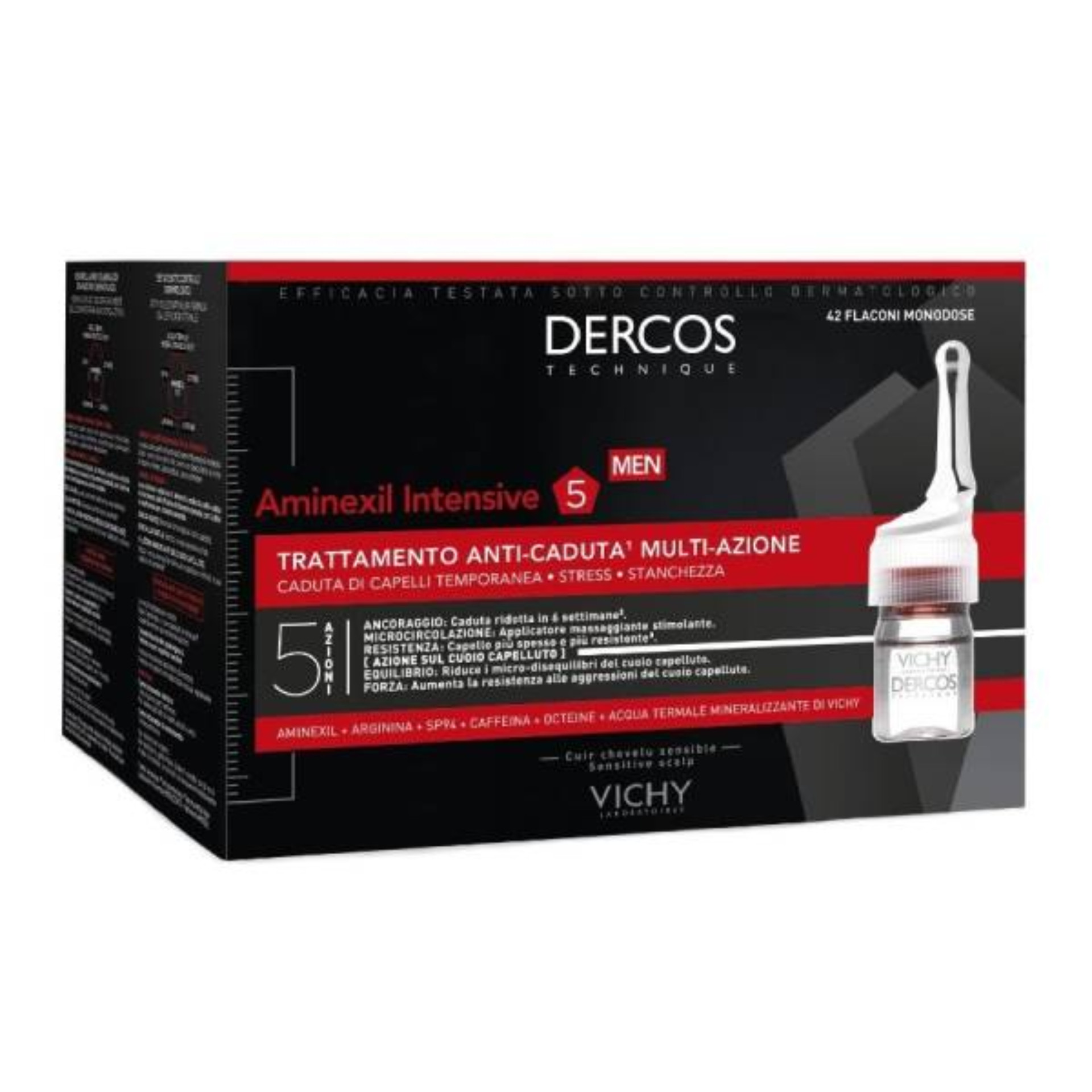 Vichy Dercos Aminexil Clinical 5 Homem Ampolas