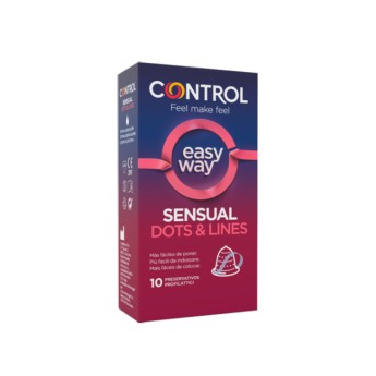 Control Preservativos Easy Way Sensual Dots & Lines