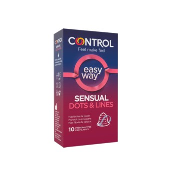 Control Preservativos Easy Way Sensual Dots & Lines