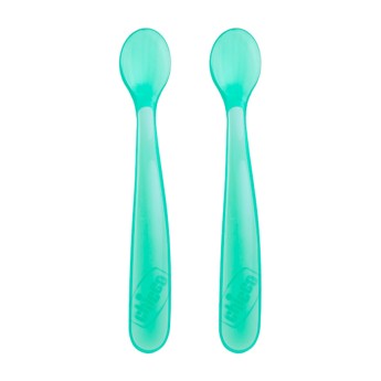 Chicco Colher De Silicone Duo