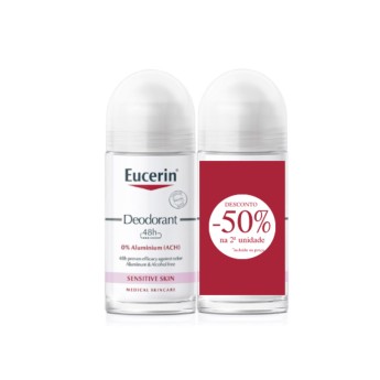 Eucerin Desodorizante Roll-On 48h S/ Alumnio Pack