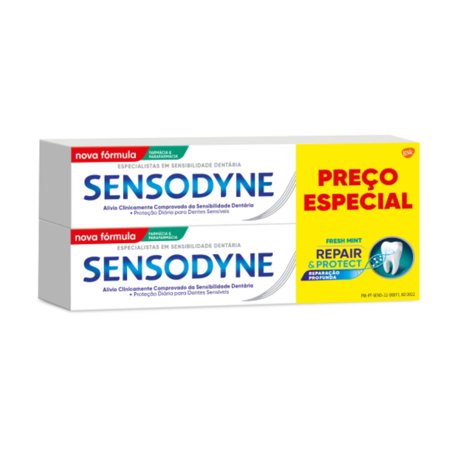 Sensodyne Repair&Protect Fresh Mint Duo 2x75ml