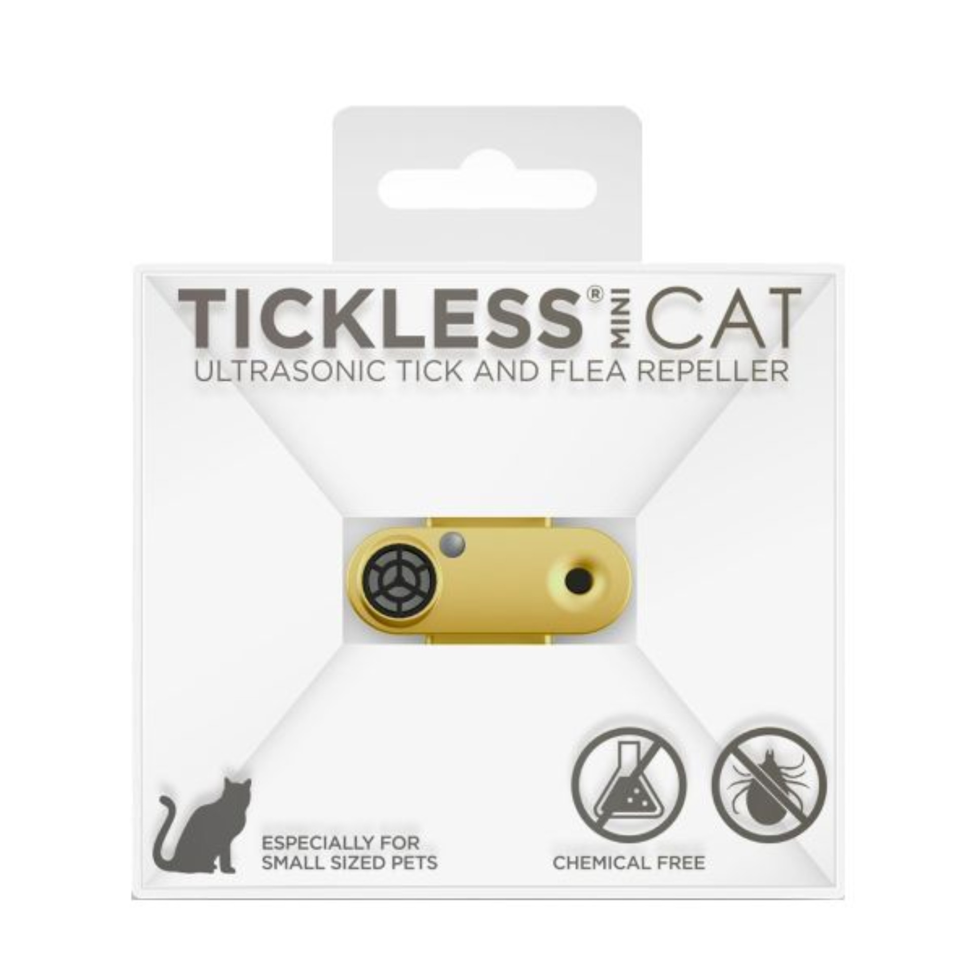 Tickless Mini Gato Repelente Ultrasnico para Pulgas e Carraas