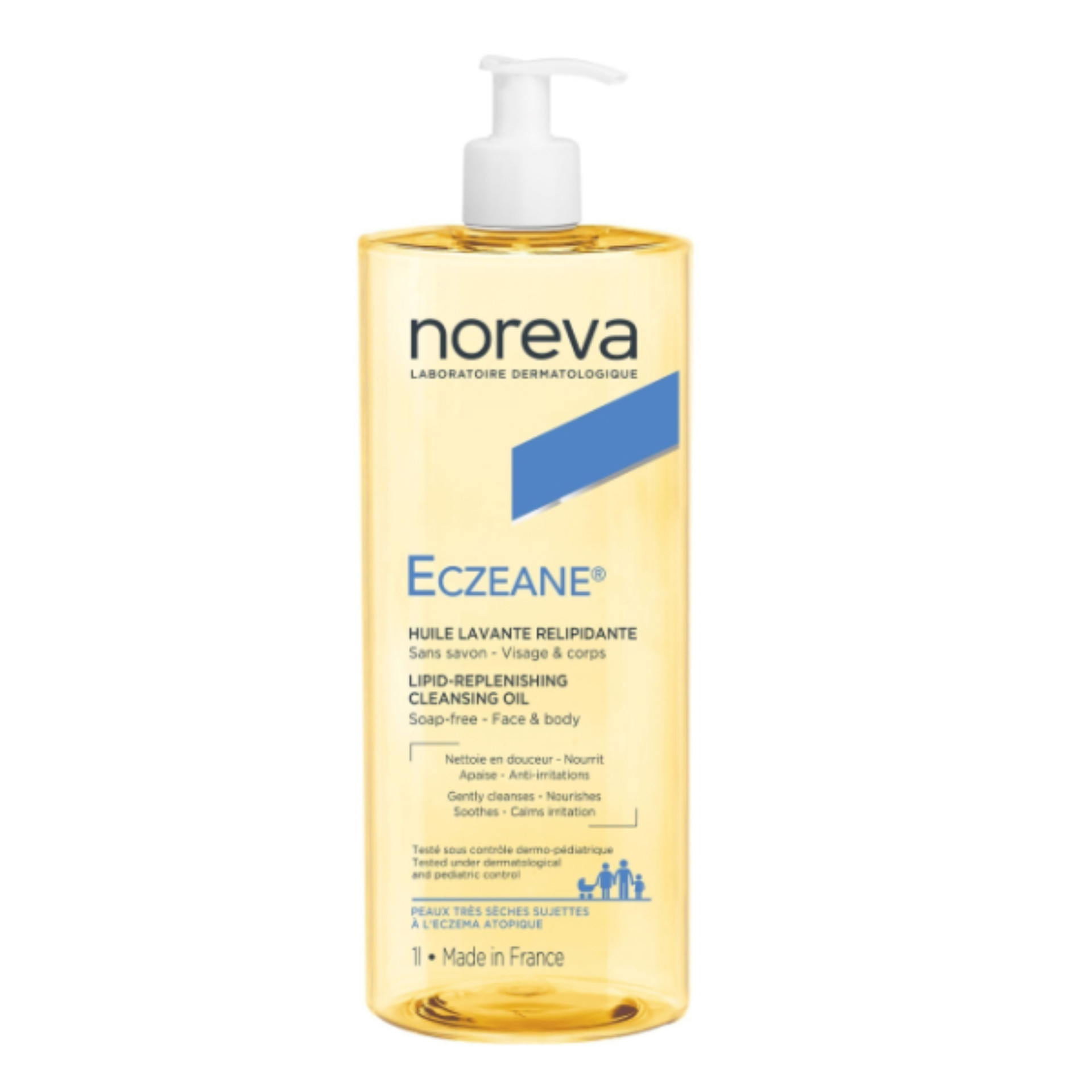 Noreva Eczeane leo de Limpeza Relipidante