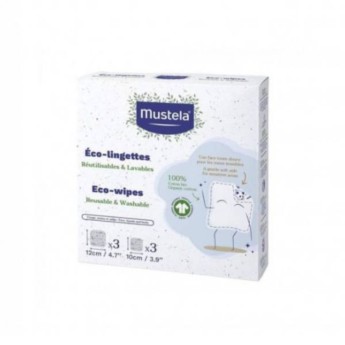 Mustela Toalhitas Limpeza Eco Reutilizveis 