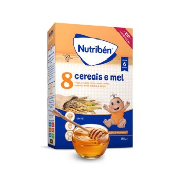 Nutribn Papa 8 Cereais e Mel No Lctea 6m+ 250g