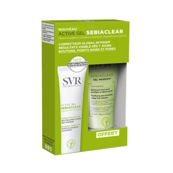 SVR Sebiaclear Active Gel + Gel Limpeza 