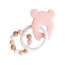 Nattou Roca Silicone Rato Rosa Bolinhas