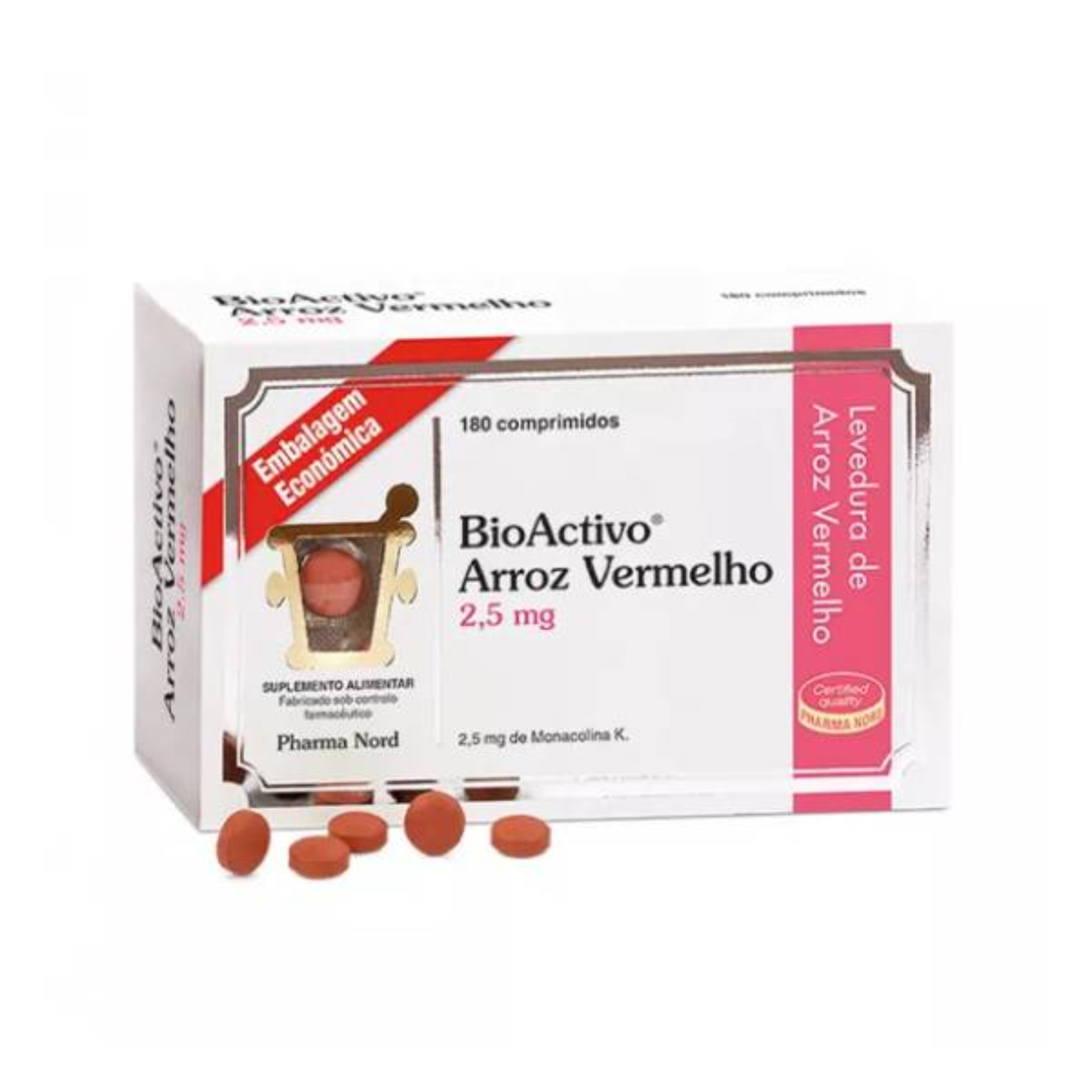 BioActivo Arroz Vermelho 2,5mg