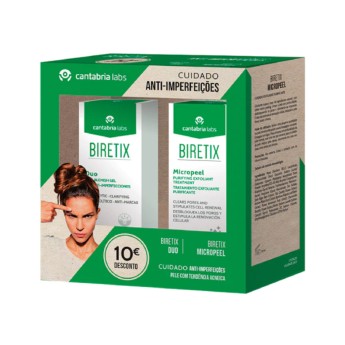 Biretix Pack Cuidado Anti-Imperfeições Duo+Micropeel Biretix Pack Cuidado Anti-Imperfeições Duo+Micropeel